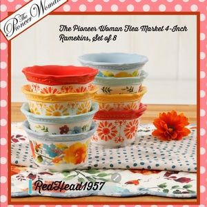The Pioneer Woman Flea Market 4” Bowls Set Of 8 NEW Without Box 📦